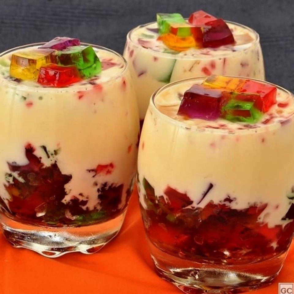 Sobremesa de Gelatina Receita das Marias